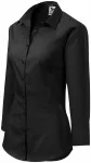 Blusa de mujer con mangas largas, negro