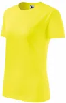 Camiseta clásica de mujer, limón amarillo