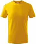 Camiseta clásica infantil, amarillo Camiseta clásica infantil, amarillo
