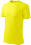 Camiseta clásica para hombre, limón amarillo