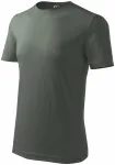 Camiseta clásica para hombre, pizarra oscura