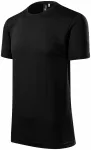 Camiseta de hombre de lana merino, negro