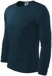 Camiseta de manga larga para hombre, azul oscuro