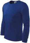 Camiseta de manga larga para hombre, azul real