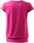 Camiseta de moda para mujer, púrpura Camiseta de moda para mujer, púrpura