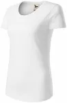 Camiseta de mujer de algodón orgánico, blanco
