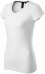 Camiseta de mujer exclusiva, blanco