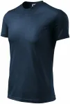 Camiseta deportiva para niños, azul oscuro