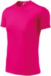 Camiseta deportiva para niños, rosa neón