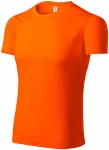 Camiseta deportiva unisex, naranja neón