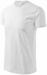 Camiseta gruesa de manga corta, blanco