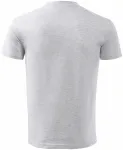 Camiseta ligera para niños, mármol gris claro