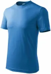 Camiseta sencilla para niños, azul claro