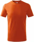 Camiseta sencilla para niños, naranja Camiseta sencilla para niños, naranja