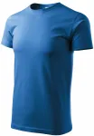 Camiseta simple para hombre, azul claro Camiseta simple para hombre, azul claro
