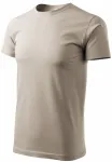 Camiseta simple para hombre, gris hielo