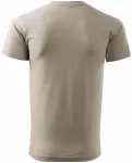 Camiseta simple para hombre, gris hielo
