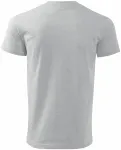 Camiseta simple para hombre, mármol gris claro Camiseta simple para hombre, mármol gris claro
