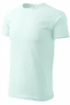 Camiseta simple para hombre, verde hielo