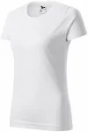 Camiseta simple para mujer, blanco