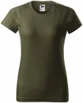 Camiseta simple para mujer, military Camiseta simple para mujer, military
