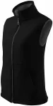Chaleco ajustado para mujer, negro