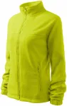 Chaqueta de lana para mujer, verde lima