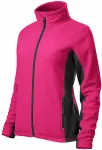 Chaqueta de mujer polar en contraste, púrpura Chaqueta de mujer polar en contraste, púrpura
