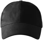 Gorra de 6 paneles, negro