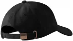 Gorra de algodón de 5 paneles, negro