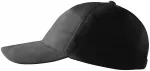 Gorra de algodón de 5 paneles, negro