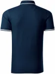 Polo de hombre en contraste, azul oscuro Polo de hombre en contraste, azul oscuro