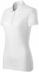 Polo de mujer de corte ajustado, blanco