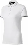 Polo de mujer de manga corta., blanco