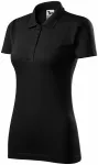 Polo de mujer slim fit, negro