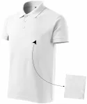 Polo elegante para hombre, blanco