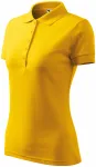 Polo elegante para mujer, amarillo