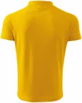 Polo holgado de hombre, amarillo