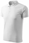 Polo holgado de hombre, blanco