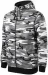 Sudadera de camuflaje para hombre, camuflaje gris
