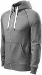 Sudadera de hombre con capucha en contraste, mármol gris oscuro Sudadera de hombre con capucha en contraste, mármol gris oscuro