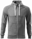 Sudadera de hombre con capucha en contraste, mármol gris oscuro Sudadera de hombre con capucha en contraste, mármol gris oscuro