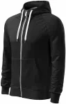 Sudadera de hombre con capucha en contraste, negro