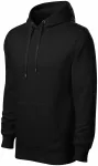 Sudadera de hombre con capucha sin cremallera, negro