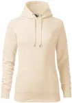 Sudadera de mujer con capucha sin cremallera, almendra Sudadera de mujer con capucha sin cremallera, almendra