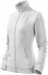 Sudadera de mujer sin capucha, blanco