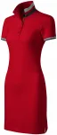 Vestido de mujer con cuello levantado, formula red
