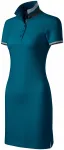 Vestido de mujer con cuello levantado, petrol blue Vestido de mujer con cuello levantado, petrol blue